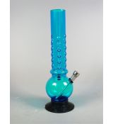 Acrylbong 25cm Modrý transparent