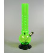 Acrylbong 25cm Zelený transparent