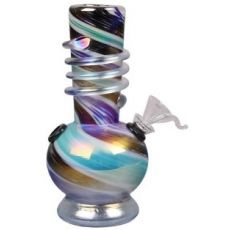 Glasbong 18cm metallic