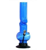Acrylový bong 32 cm modrý