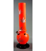 Acrylový bong 32 cm frost červený