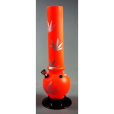 Acrylový bong 32 cm frost červený