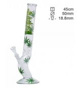 Glasbong 45 cm cannabis listy