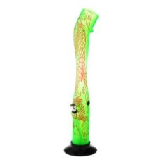 Acrylový bong 40 cm drak zelený