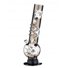 Acrylový bong 32 cm YingYang černý