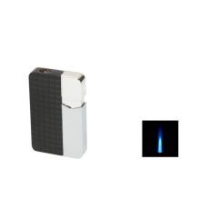 Plynový zapalovač jet black/silver box