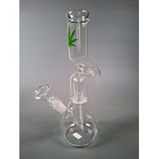 Glasbong 26 cm perkulace čirý