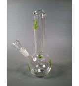 Glasbong 23 cm listy