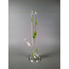 Glasbong 35 cm listy
