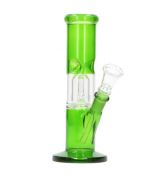 Glasbong 20 cm zelený perkulace rovný