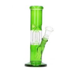 Glasbong 20 cm zelený perkulace rovný