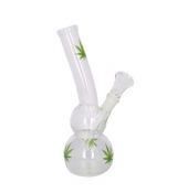 Glasbong 22 cm listy